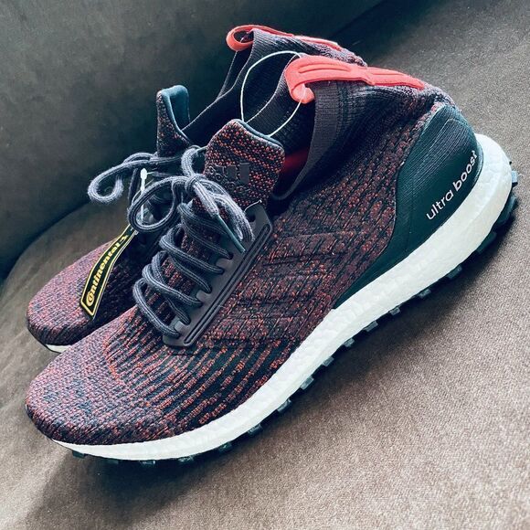 NEW Adidas UltraBoost Mid All Terrain Burgundy Carbon Black Size Mens 12 S82035 - Picture 4 of 14